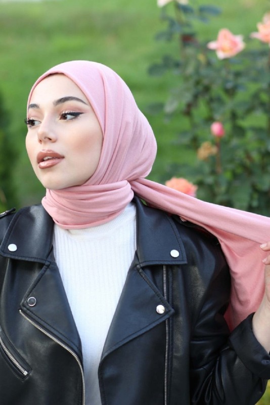 Moda Mevsimi Penye Şal Şeker Pembe