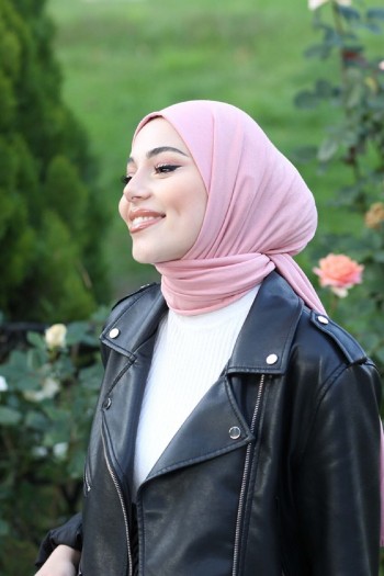 Moda Mevsimi Penye Şal Şeker Pembe