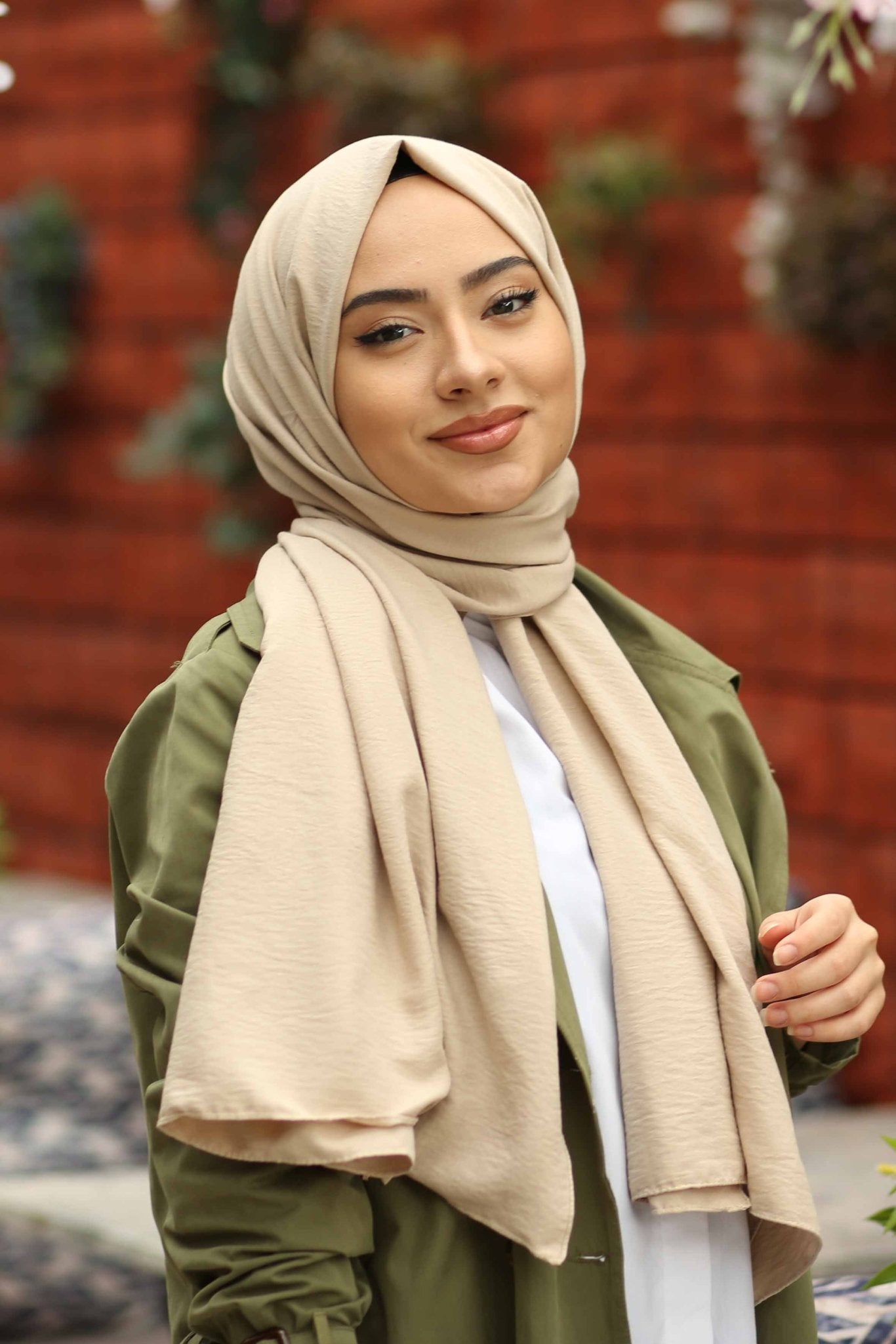 Moda Mevsimi FiveScarf Pamuk Kraş Caz Şal Açık Sarı