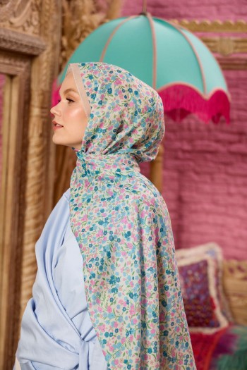 Moda Mevsimi İpekhan Soft Pamuk Şal 3046-04 Açık Turkuaz Pembe