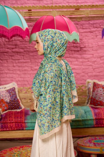 Moda Mevsimi İpekhan Soft Pamuk Şal 3046-08 Mint Yeşili