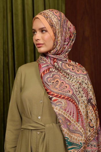 Moda Mevsimi İpekhan Soft Pamuk Şal 3047-02 Yavruağzı